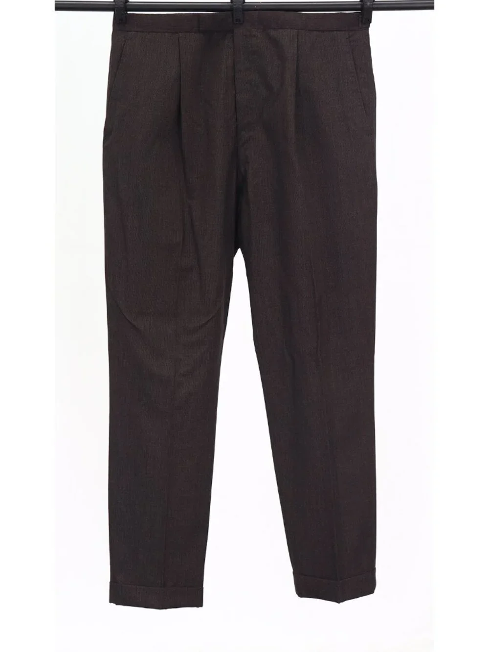 House of Duro 46L 40x31 Brown Full Suit 2-Button Solid R920